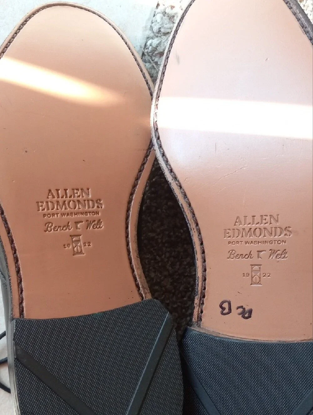 Allen Edmonds Black Cap-Toe Oxford with Brogue Detail